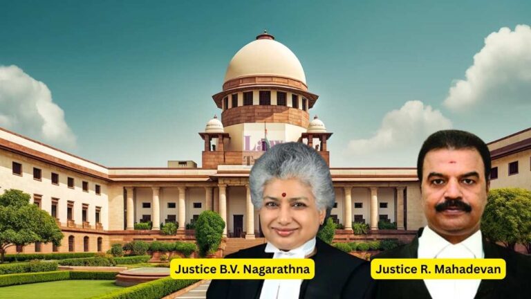 Justice B.V. Nagarathna and Justice R. Mahadevan