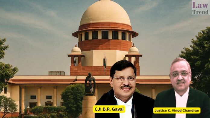 cji B.R. Gavai and Justice K. Vinod Chandran