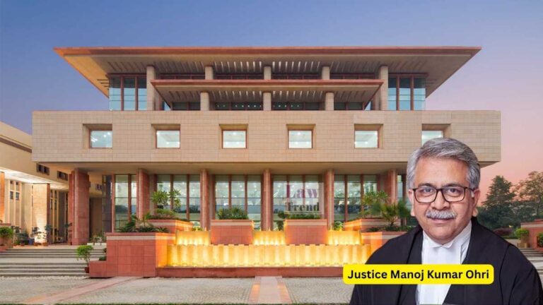 Justice Manoj Kumar Ohri
