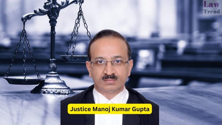Justice Manoj Kumar Gupta