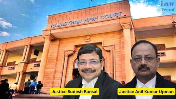 Justice Sudesh Bansal and Justice Anil Kumar Upman