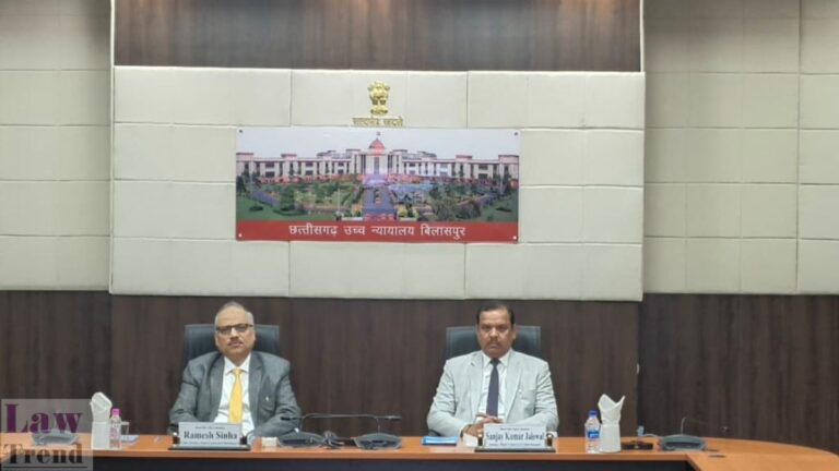 Chief Justice Ramesh Sinha Virtually Lays Foundation Stone for District & Sessions Court Building in Kondagaon