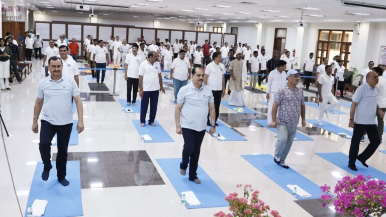 Allahabad High Court’s Lucknow Bench Celebrates International Yoga Day, Promotes ‘Yoga for Healthy Ageing’